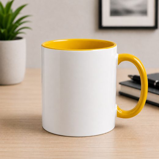 Tasse Farbvariante Goldgelb